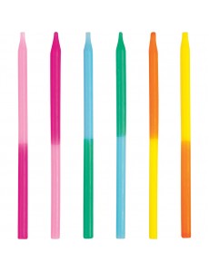 Velas Altas Duas Cores 